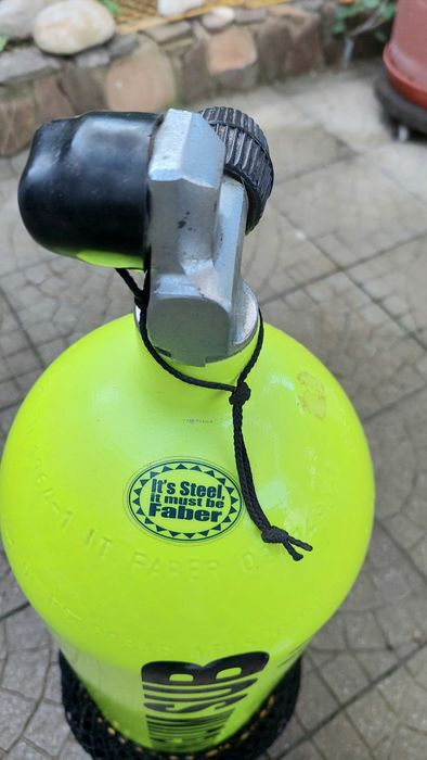 Garrafa de mergulho Faber 10L 300 bar