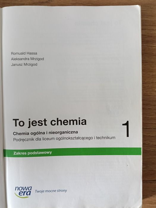 To jest chemia 1