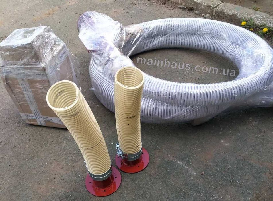 погрузчик зерна гнучкий шнек гибкий FA90 для сої 8 м. в рукаві PU