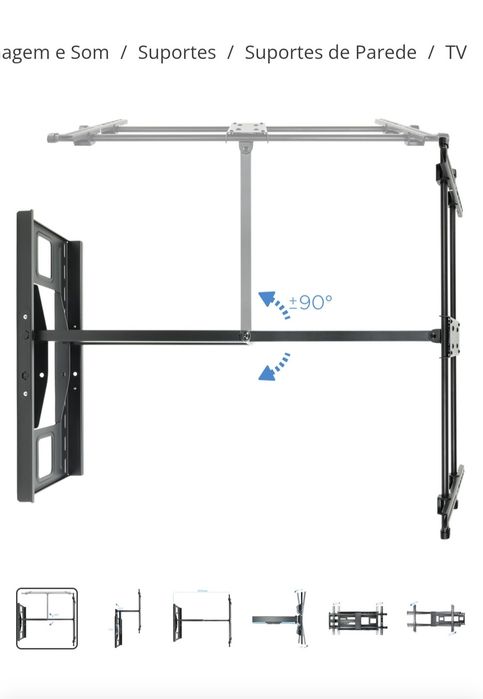 Suporte TV novo articulado para Tvs até 85" polegadas