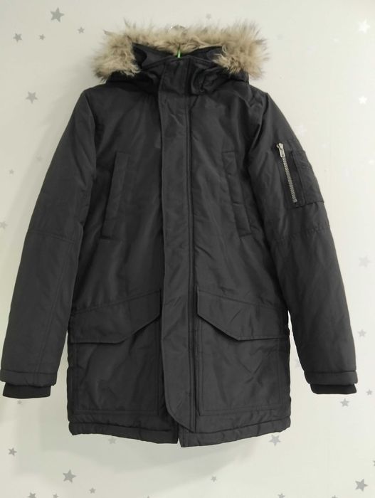 Парка пуховик zara р 11-12  152-156 см