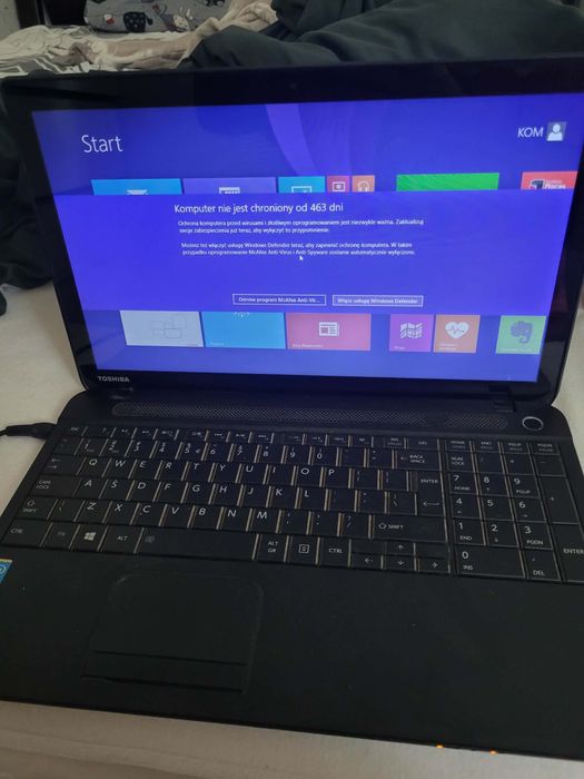 Laptop toshiba satellite