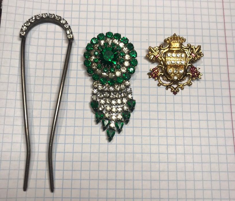 Брошь СССР. Бижутерия СССР. Брошь Винтаж Ретро