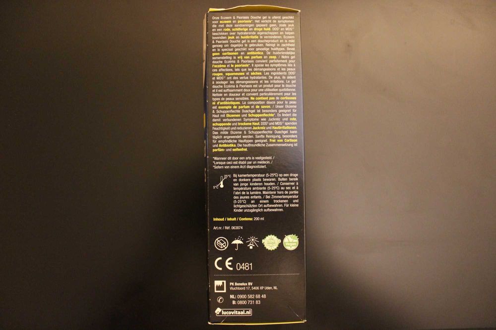 Lucovitaal Egzema Łuszczyca żel pod prysznic 200ml