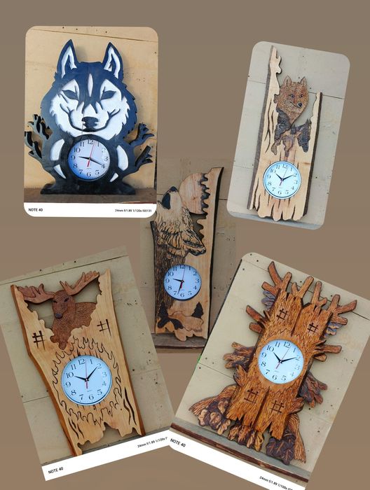 Часи дерев'яні настінні