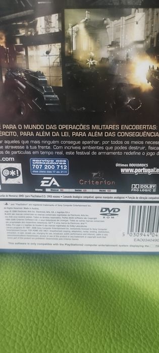 Black jogo  PlayStation 2