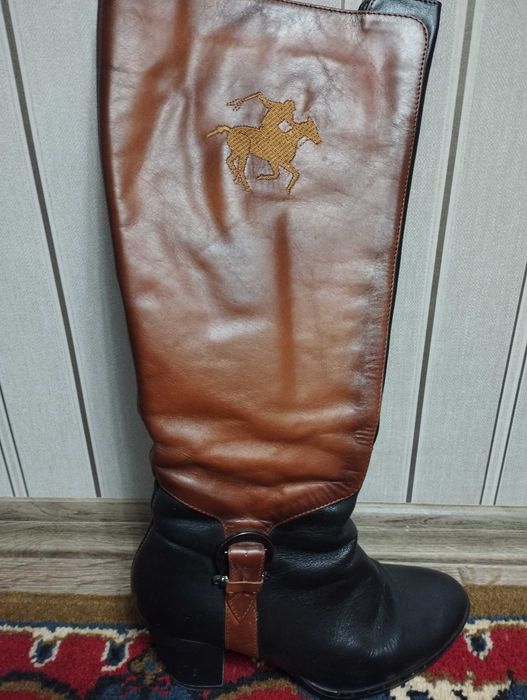 Сапоги жіночі зимові шкіряні