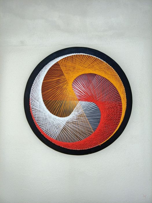 Quadro string art