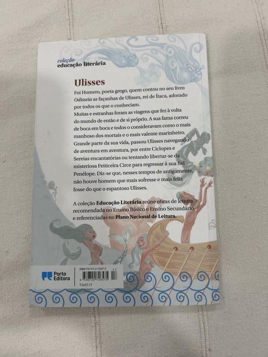 Livro Ulisses literatura portuguesa