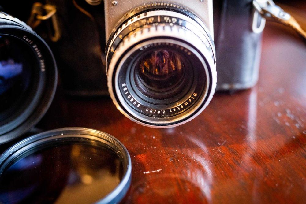 Pentacon Six TL bogty zestaw Zeiss Arasat rarytas zabytkowy aparat