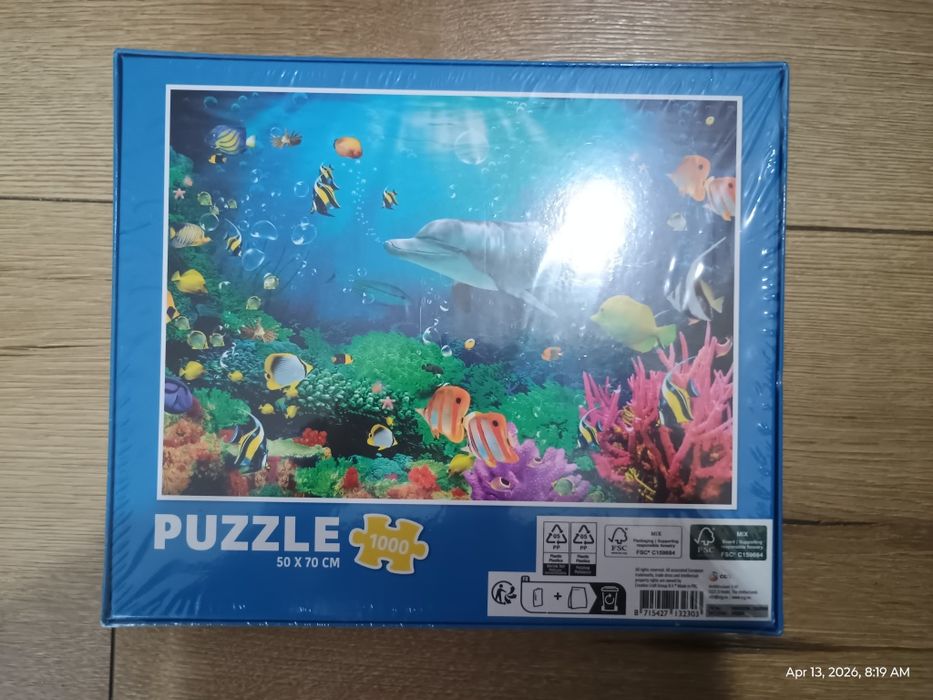 Puzzle 1000 el. delfin – NOWE, zafoliowane
