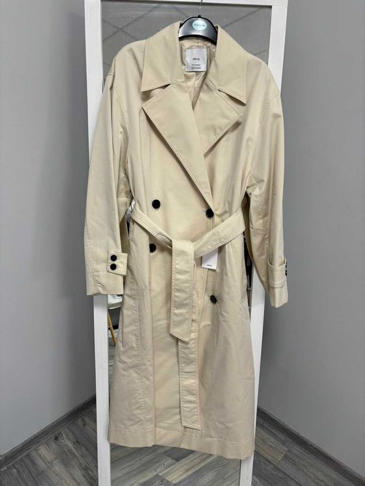 стильний тренч плащ mango