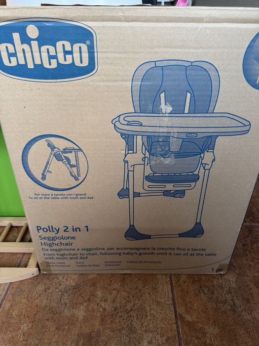Стільчик для годування  Chicco Polly 2 в 1