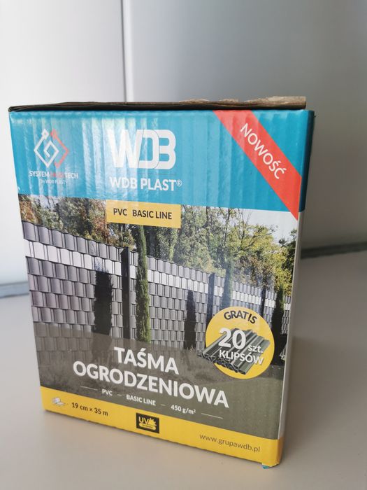 Taśma ogrodzeniowa 35m panel maskownica do paneli kolory siatka PROMO