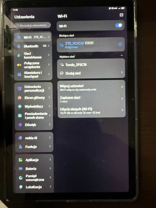 Tablet z  sim android