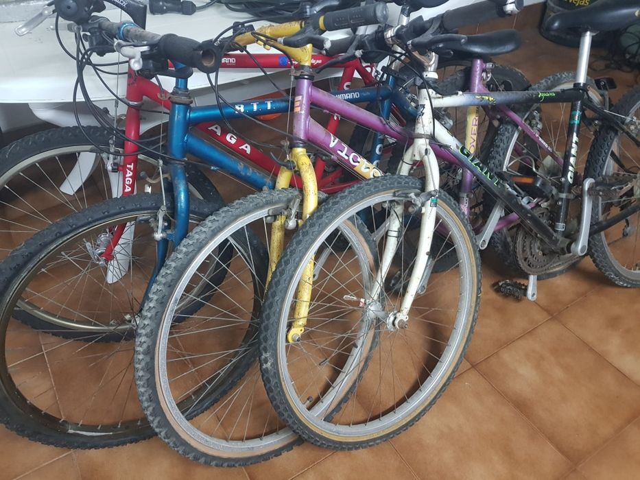 Lote de 4 bicicletas
