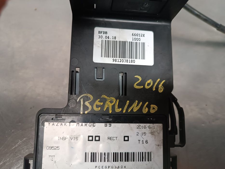 Módulo de Bateria CITROËN BERLINGO Caixa/monovolume 1.6 BlueHDi 100 (73 kW / 99 cv) [12.2014 - 04.2021] 1.6 BlueHDi 100 (73 kW / 99 cv) [12.2014 - 04.