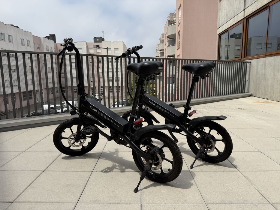 Bicicleta elétrica dobrável (2 peças)