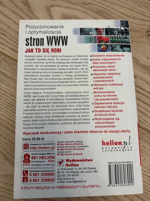 Książka Pozycjonowanie i Optymalizacja Stron WWW