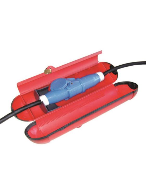 Caixa protecao de fichas tomadas chuva com aloquete