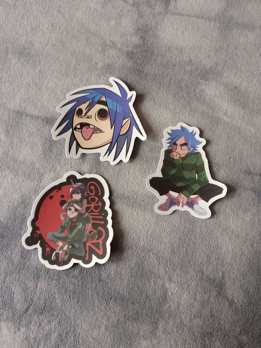 naklejki winylowe gorillaz
