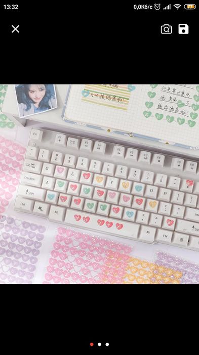 Наклейки, наліпки для клавіатури, ноутбуків чи нотатків