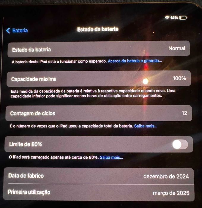 APPLE iPad Pro M4 13" 256 GB Wi-Fi – Space Black | Como Novo | Bateria 100%