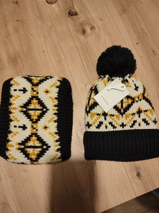 Komplet czapka i komin