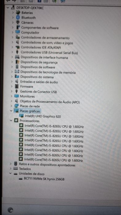 Dell latitude 5500 i5 de 8th geração