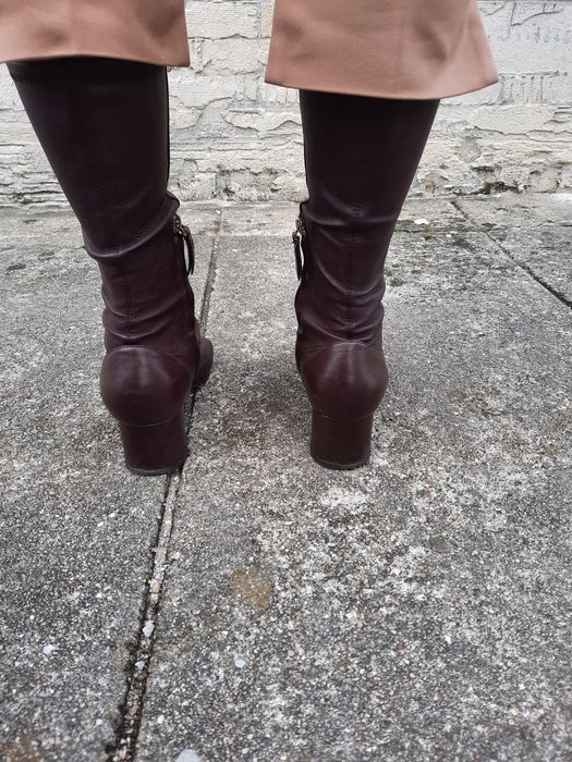 Botins de pele da Massimo Dutti