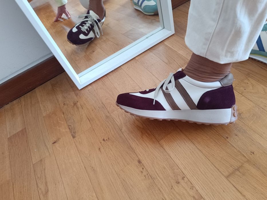 Sapatilhas Super confortáveis em pele -Fabricado Portugal