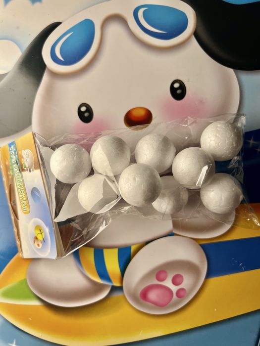 Bolas de poliestreno 25 mm brancas