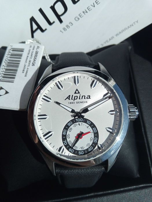 Швейцарские умные часы Alpina Horological - сапфир, Женева, РРЦ $1155