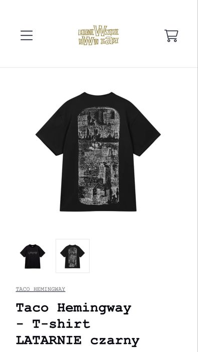 Tshirt Taco Hemingway „Latarnie” roz. M