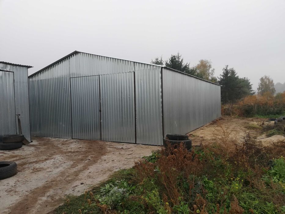 Garaż Blaszany - OCYNKOWANY - Garaże Blaszane - Wiaty - Hale - ESSTAL*