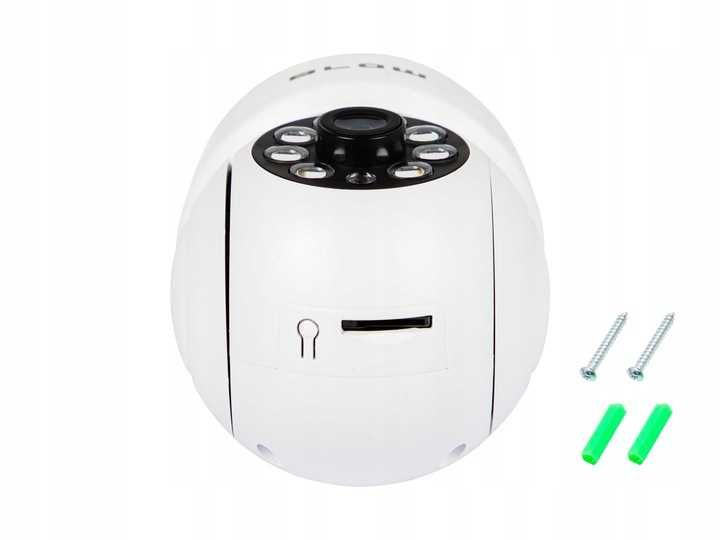 KAMERA WiFi wewnętrzna obrotowa żarówka gwint E27 Monitoring TUYA 3MP