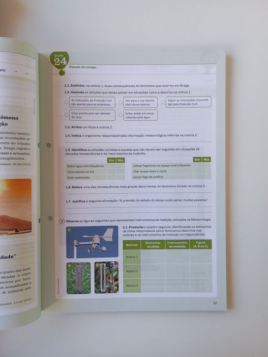 Cadernos de atividades 7° ano