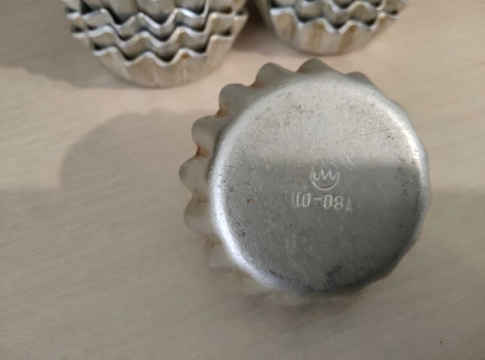 Алюминиевые формы для выпечки кексов СССР.