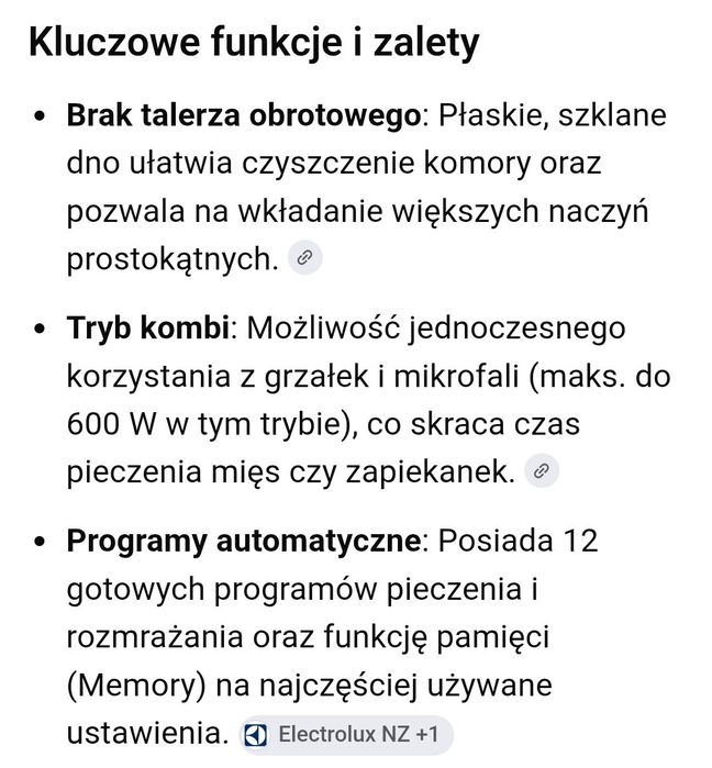 Piekarnik z mikrofalówka Electrolux