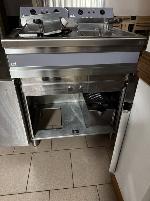 Vendo fritadeira industrial como nova