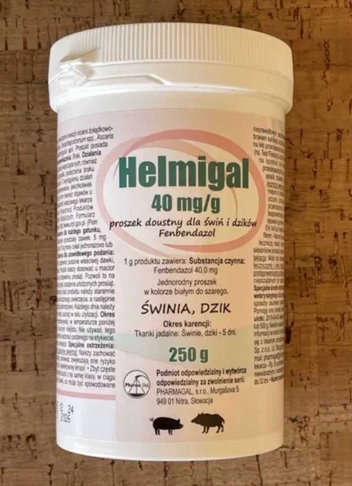 Helmigal 40 mg/g weterynaryjny preparat przeciwpasożytniczy 250 gram