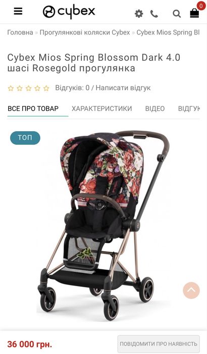 Cybex mios лімітована колекція
