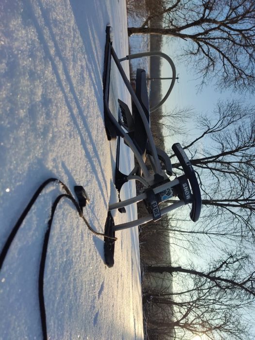 Снегокат со спинкой