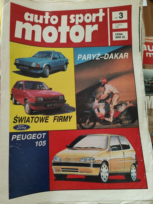 Auto Sport Motor - czasopismo motoryzacyjne roczniki 91-05