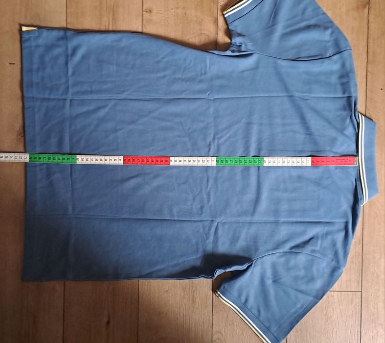 Polo L, szaroniebieskie. Nowe. Z rozporkami. Unisex.