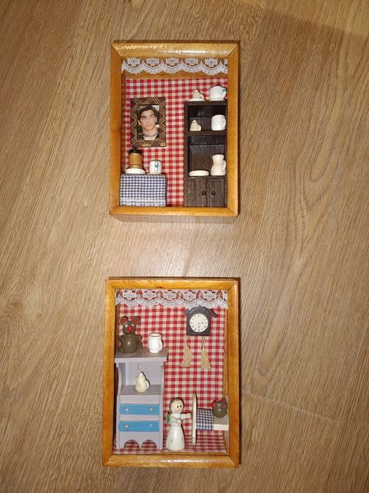 Conjunto quadros de miniaturas