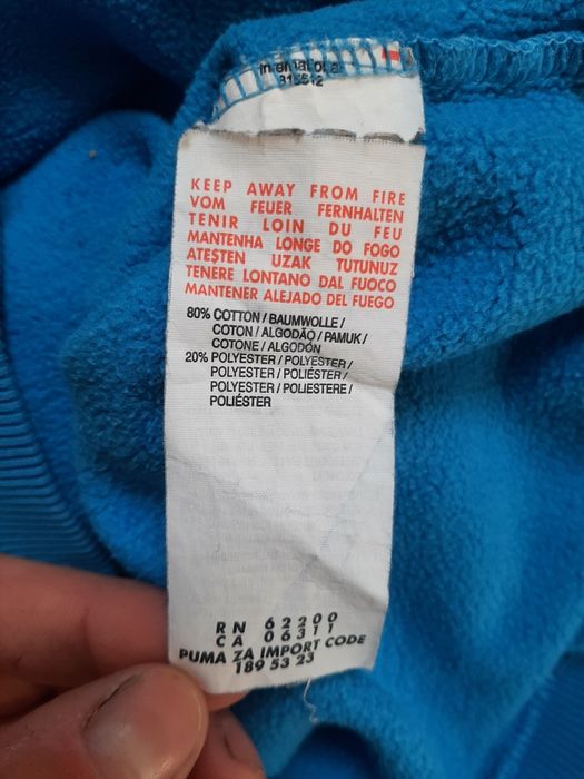 Вінтаж худі кофта Puma big logo оригінал