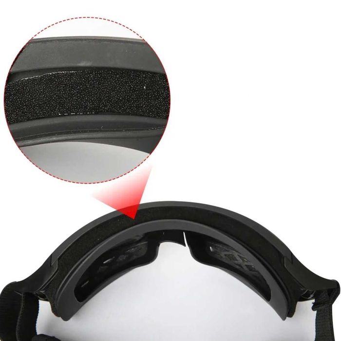 Óculos Tácticos Motociclismo com 3 Lentes Intermutáveis