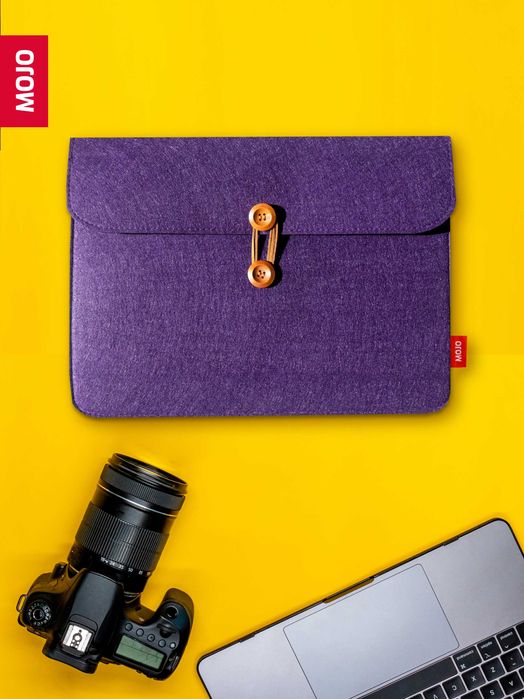 Bolsas Feltro 100% Orgânico para Laptop. Várias cores disponíveis.