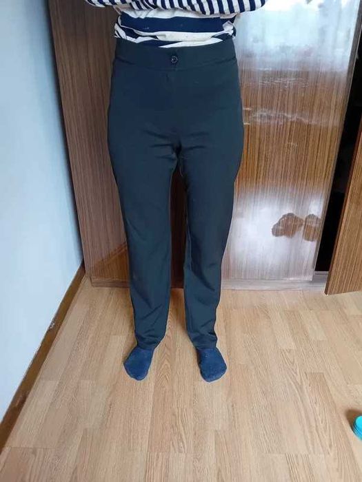 spodnie proste czarne 38